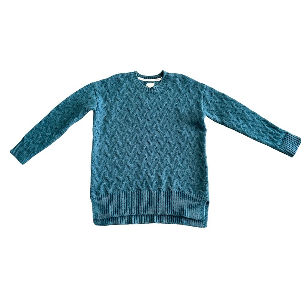 Fat Face Crew Neck Sweater Teal Blue Size 8